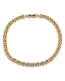 【送料無料】 ナディール レディース ブレスレット・バングル・アンクレット アクセサリー Twilight Pave & Curb Chain Link Bracelet in 18K Gold Plated Gold