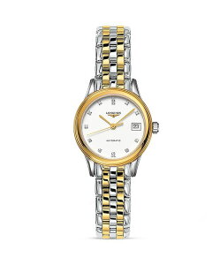 �����W�� ���f�B�[�X �A�N�Z�T���[ �r���v Longines Flagship Watch 26mm White/Two Tone �z���C�g