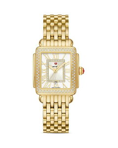 �~�b�V�F�� ���f�B�[�X �A�N�Z�T���[ �r���v MICHELE Deco Madison Mid Watch 29mm White/Gold �z���C�g