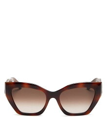 【送料無料】 フェラガモ レディース サングラス・アイウェア アクセサリー Cat Eye Sunglasses 54mm Tortoise/Brown Gradient