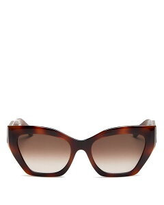 T@g[ tFK fB[X ANZT[ TOXEACEFA Salvatore Ferragamo Women's Cat Eye Sunglasses 54mm Tortoise/Brown Gradient uE