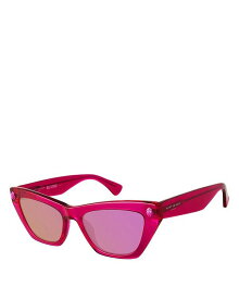 【送料無料】 カートジェイガーロンドン レディース サングラス・アイウェア アクセサリー Cat Eye Sunglasses 51mm Pink/Pink Mirrored Gradient