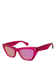 J[gWFCK[h fB[X ANZT[ TOXEACEFA KURT GEIGER LONDON Cat Eye Sunglasses 51mm Pink/Pink Mirrored Gradient sN