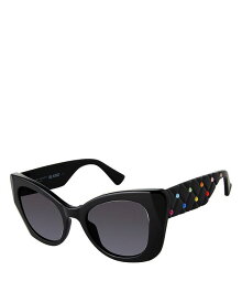 【送料無料】 カートジェイガーロンドン レディース サングラス・アイウェア アクセサリー Cat Eye Sunglasses 52mm Black/Gray Gradient