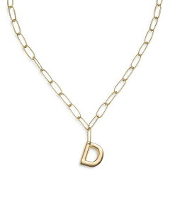 GeBJ fB[X ANZT[ lbNXE`[J[Ey_ggbv [X Ettika Paperclip Link Chain Initial Pendant Necklace in 18K Gold Plated 18" D S[h