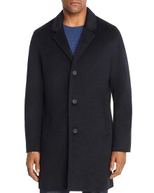 【送料無料】 コールハーン メンズ コート アウター Single-Breasted Top Coat Navy