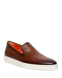 【送料無料】 サントーニ メンズ スリッポン・ローファー シューズ Men's Atlantis Slip On Loafers Brown