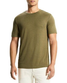 【送料無料】 セオリー メンズ Tシャツ トップス Essential Modal Jersey Tee Dark Olive