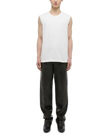 【送料無料】 ヘルムート ラング メンズ タンクトップ トップス Logo Muscle Tank White