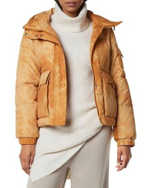 【送料無料】 マークニューヨーク レディース パーカー・スウェット アウター Cheyenne Stone Wash Hooded Puffer Coat Desert