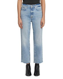 【送料無料】 セブンフォーオールマンカインド レディース デニムパンツ ジーンズ ボトムス Logan High Rise Ankle Straight Stovepipe Fringe Hem Jeans in Ode To Ode To