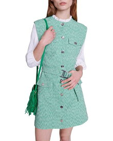 【送料無料】 マージュ レディース ワンピース トップス Rinny Layered Look Mini Dress Green
