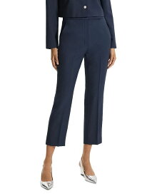 【送料無料】 セオリー レディース カジュアルパンツ ボトムス High Waist Slim Crop Trousers Nocturne Navy