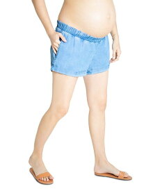 【送料無料】 イングリッド&イザベル レディース ハーフパンツ・ショーツ ボトムス Elastic-Waist Maternity Shorts Chambray