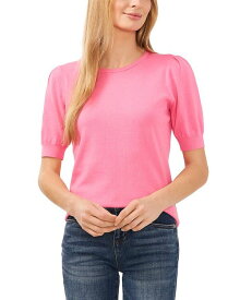 【送料無料】 セセ レディース ニット・セーター アウター Cotton Crewneck Short Sleeve Sweater Pink Punch