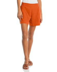 【送料無料】 エコー レディース ハーフパンツ・ショーツ ボトムス Supersoft Gauze Smocked Shorts Tangerine