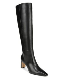 【送料無料】 サムエデルマン レディース ブーツ・レインブーツ シューズ Women's Sylvia Pointed Toe High Heel Boots Black Leather