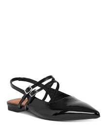 【送料無料】 ヴァガボンド レディース パンプス シューズ Women's Hermine Pointed Toe Double Strap Flat Shoes Black