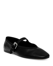 【送料無料】 スティーブ マデン レディース パンプス シューズ Women's Ryleigh Ankle Strap Flats Black Leather