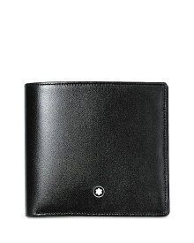 【送料無料】 モンブラン メンズ 財布 アクセサリー Meisterstuck Leather 4 Slot Bi Fold Wallet with Coin Case No Color