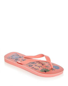 【送料無料】 ハワイアナス レディース サンダル シューズ x Farm Rio Women's Flip Flops Peach Rose