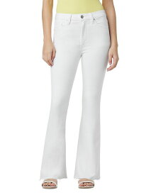 【送料無料】 ハドソン レディース デニムパンツ ジーンズ ボトムス Holly High Rise Flared Jeans in Spring White Spring White