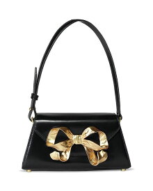 【送料無料】 セルフ・ポートレイト レディース ショルダーバッグ バッグ Bow Mini Shoulder Bag Black/Gold