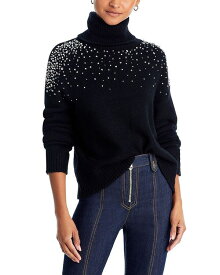 【送料無料】 サンク ア セプト レディース ニット・セーター アウター Wool Rhinestone Turtleneck Sweater Black