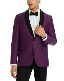 【送料無料】 テッドベーカー メンズ ジャケット・ブルゾン アウター Josh Modern Fit Tuxedo Jacket Purple