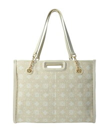 【送料無料】 マージュ レディース トートバッグ バッグ Clover Monogram Jacquard Canvas Tote Bag Ecru