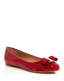 【送料無料】 フェラガモ レディース パンプス シューズ Women's Varina Ballet Flats Rosso Red/Gold