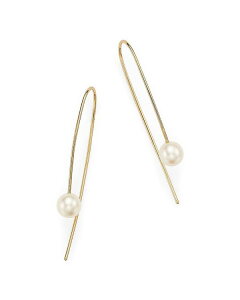�]�C�`�b�R ���f�B�[�X �A�N�Z�T���[ �s�A�X�E�C�������O Zoe Chicco 14K Yellow Gold Wire Earrings with Cultured Freshwater Pearls White/Gold �z���C�g