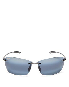 yz }ECW fB[X TOXEACEFA ANZT[ Lighthouse Polarized Rimless Sunglasses 65mm Gloss Black/Neutral Gray Solid