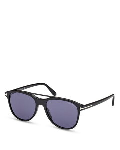 yz gEtH[h fB[X TOXEACEFA ANZT[ Damian 02 Pilot Sunglasses 54mm Black/Blue Mirrored Solid