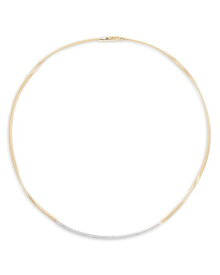 【送料無料】 マルコ ビチェゴ レディース ネックレス・チョーカー・ペンダントトップ アクセサリー 18K Gold & 18K White Gold Marrakech Diamond Collar Necklace 16.5" Gold/White
