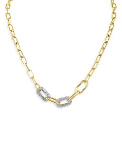 V[W[oCPlXWFC[ fB[X ANZT[ lbNXE`[J[Ey_ggbv [X CZ By Kenneth Jay Lane Pave Chain Necklace 17" Gold/Silver S[h