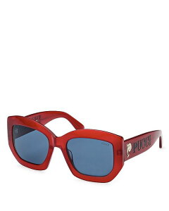vb` fB[X ANZT[ TOXEACEFA Pucci Geometric Sunglasses 54mm Red/Blue Solid u[