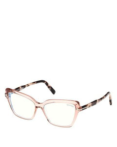 yz gEtH[h fB[X TOXEACEFA ANZT[ Cat Eye Blue Light Glasses 55mm Pink