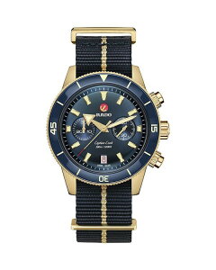 ���h ���f�B�[�X �A�N�Z�T���[ �r���v �L���b�v RADO HyperChrome Captain Cook Chronograph 43mm Blue �u���[