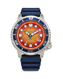 【送料無料】 シチズン レディース 腕時計 アクセサリー Eco Promaster Stainless Steel Strap Watch 44mm Orange/Blue