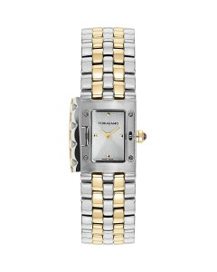 tFK fB[X ANZT[ rv Ferragamo Secret Watch 19mm x 30mm Silver/Two-Tone Vo[