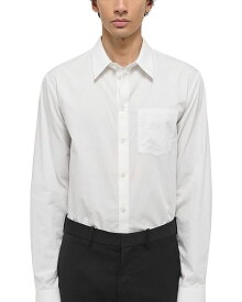 【送料無料】 ヘルムート ラング メンズ シャツ トップス Classic Cotton Relaxed Fit Button Down Shirt White