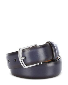 【送料無料】 コールハーン メンズ ベルト アクセサリー Men's Lewis Burnished Leather Belt Navy