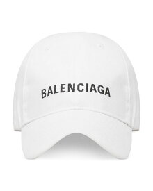 【送料無料】 バレンシアガ メンズ 帽子 ベースボールキャップ アクセサリー Classic Baseball Cap White Black