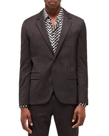 【送料無料】 ザ・クープルス メンズ ジャケット・ブルゾン アウター Mixy Stripes Slim Fit Suit Jacket Striped