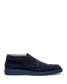 【送料無料】 サントーニ メンズ ブーツ・レインブーツ シューズ Men's Detroit Laceless Slip On Chukka Boots Blue