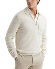 【送料無料】 レイス メンズ ニット・セーター アウター Fleetwood Half Zip Sweater Ecru