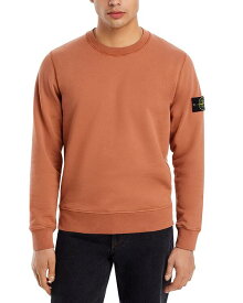 【送料無料】 ストーンアイランド メンズ パーカー・スウェット アウター Cotton Regular Fit Crewneck Sweatshirt Rust