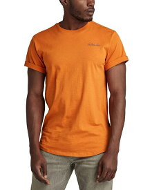 【送料無料】 ジースター メンズ Tシャツ トップス Lash Back Graphic Tee Orange