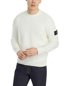 【送料無料】 ストーンアイランド メンズ ニット・セーター アウター Crewneck Knit Sweater White